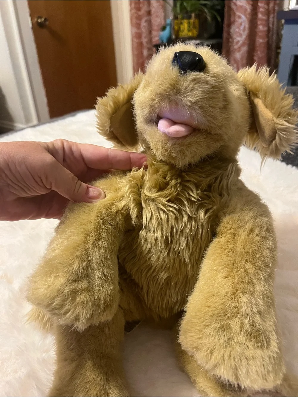 Build-A-Bear Golden Retriever Dog Plush Angel Outfit Wings Halo 3-Piece Set